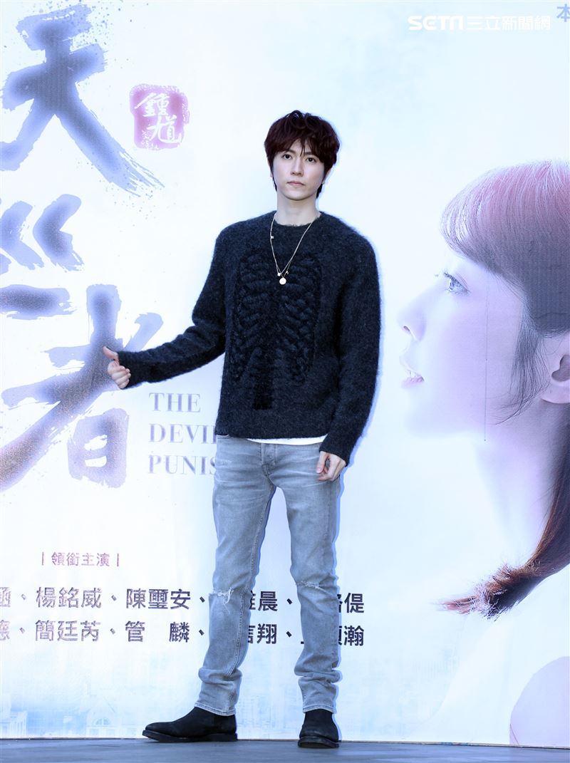 陳璽安出席「天巡者」見面會。（記者邱榮吉/攝影）