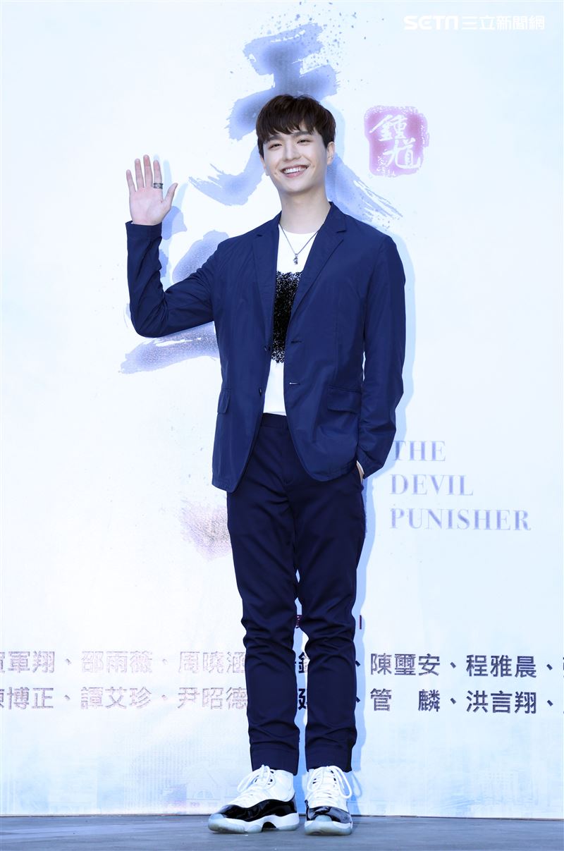 王碩瀚出席「天巡者」見面會。（記者邱榮吉/攝影）