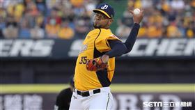 ▲中信兄弟先發投手羅傑斯。（圖／記者劉彥池攝影）