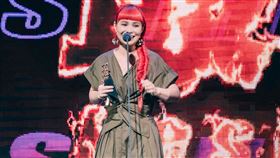 許哲珮獲得最佳創作歌手獎。（圖／文化部影視及流行音樂產業局提供）