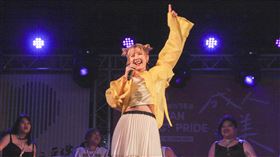 13萬人同志大遊行　安心亞、張懸獻聲力挺「成人之美」。（圖／臺灣彩虹公民行動協會提供）