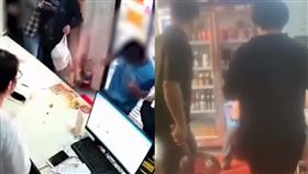 影／陸外送員等太久怒摔餐點　被廚師拿「漏勺」打趴坐地大哭(圖/翻攝自微博)