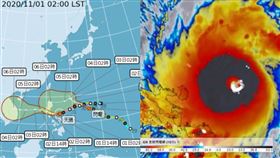  天鵝有多猛？專家曝最強颱才有1現象（合成圖／中央氣象局、天氣風險）
