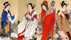 中國古代四大美女都有鮮為人知的身體缺陷。(圖/翻攝自百度百科)