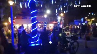 金色水岸變黑　業者控20萬燈飾遭拆