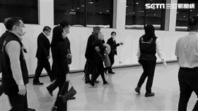 勒斃,,雙親,次長,桃園機場,記者陳啓明攝