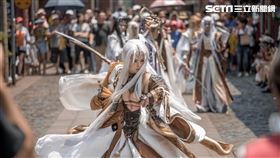 11月4日、11月21日《霹靂英雄踩街演出》，精緻又維妙維肖的武俠COSPLAY、磅礡的布袋戲配樂，搭配宜蘭傳藝的美麗秋景，讓遊客體驗霹靂英雄的豪情萬丈，沉浸在快意的武林盛宴！(霹靂國際多媒體提供)