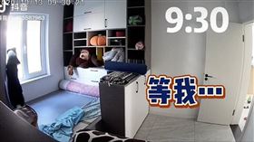 邊境牧羊犬從主人上班等到下班。(圖／翻攝自畫面)