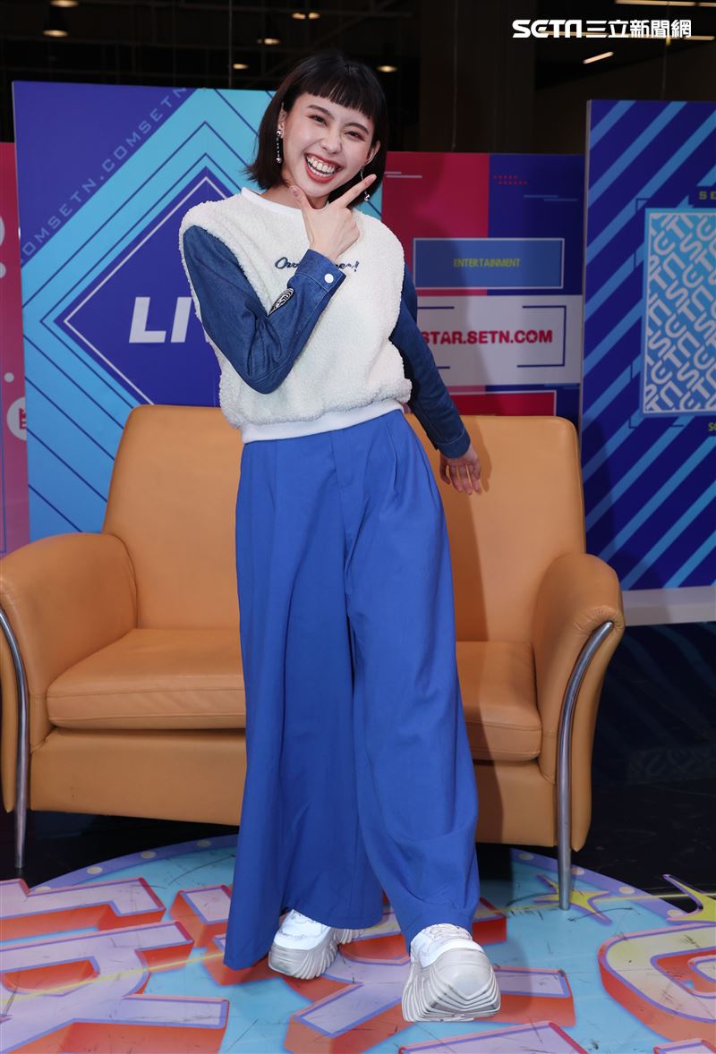 李芷婷安安大明星（專輯宣傳）。（記者邱榮吉/攝影）