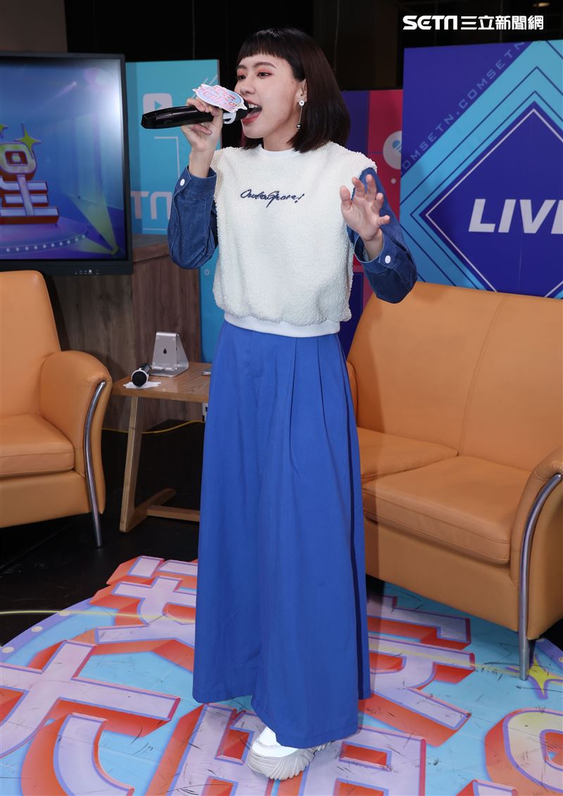 李芷婷安安大明星（專輯宣傳）。（記者邱榮吉/攝影）