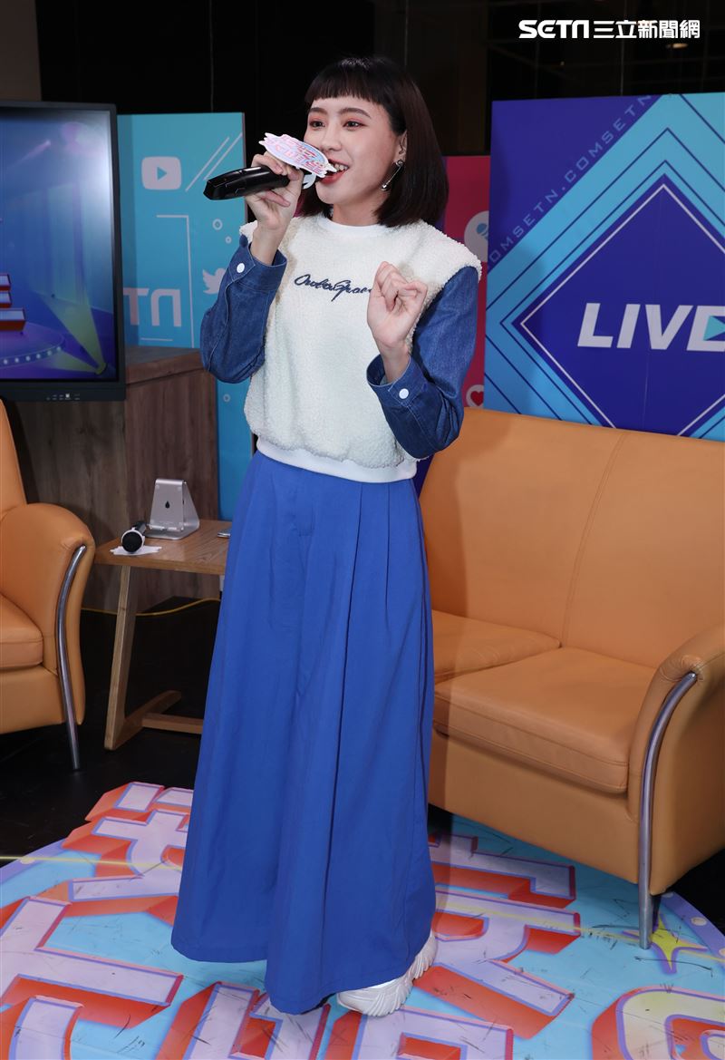 李芷婷安安大明星（專輯宣傳）。（記者邱榮吉/攝影）