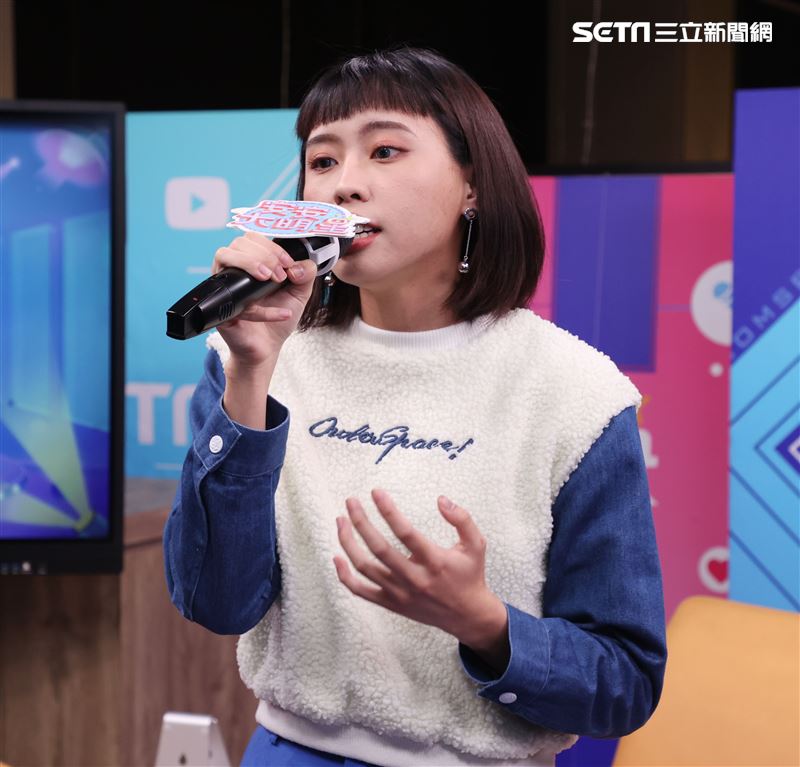 李芷婷安安大明星（專輯宣傳）。（記者邱榮吉/攝影）