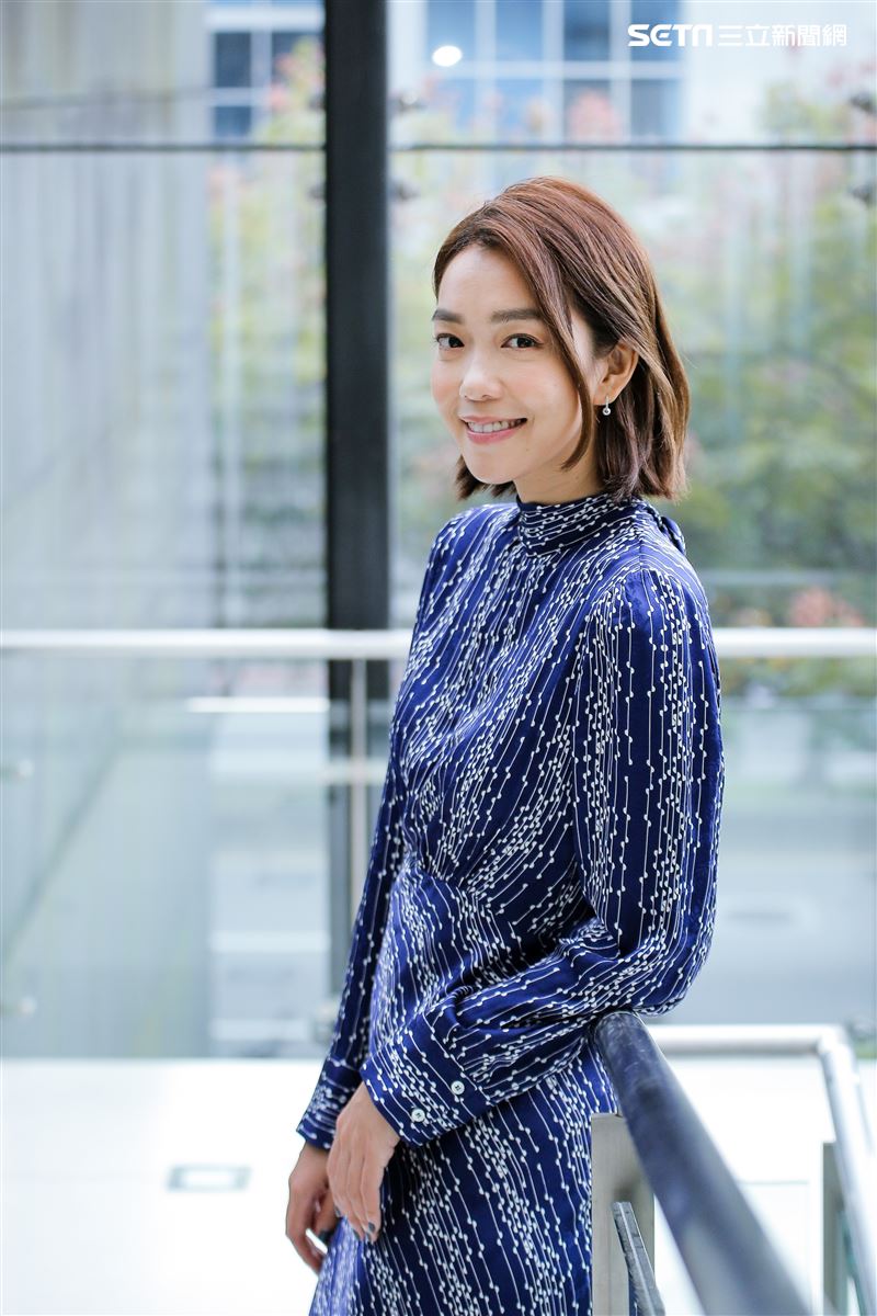 大霈三立新聞網金馬專訪。（記者楊澍/攝影）