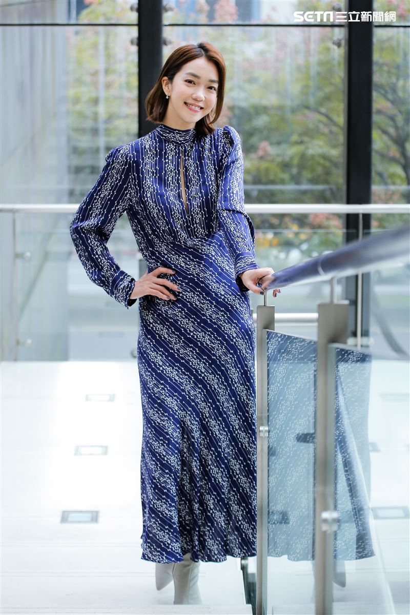 大霈三立新聞網金馬專訪。（記者楊澍/攝影）