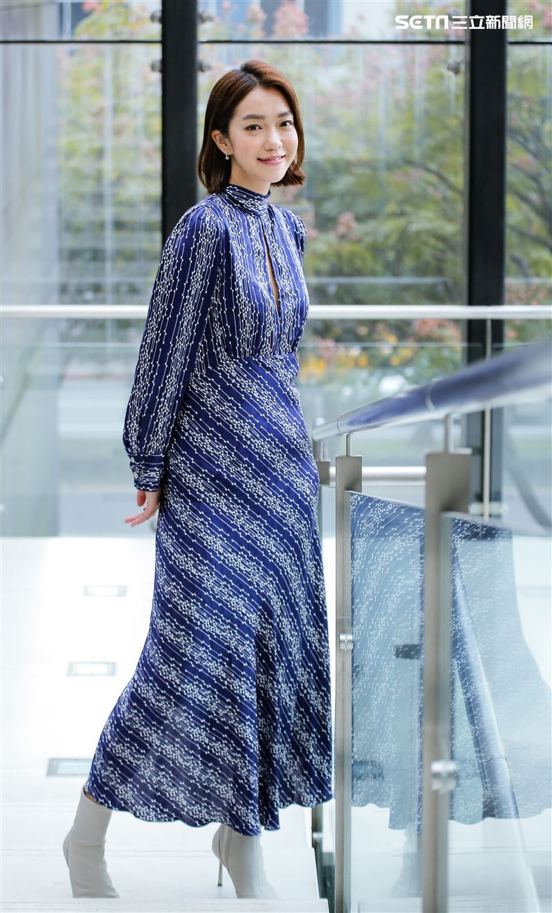 大霈三立新聞網金馬專訪。（記者楊澍/攝影）