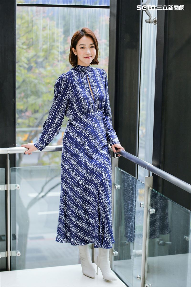 大霈三立新聞網金馬專訪。（記者楊澍/攝影）