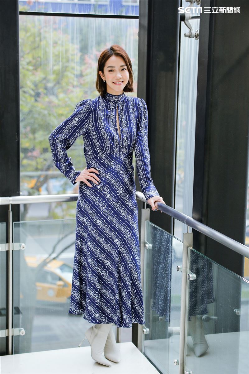 大霈三立新聞網金馬專訪。（記者楊澍/攝影）