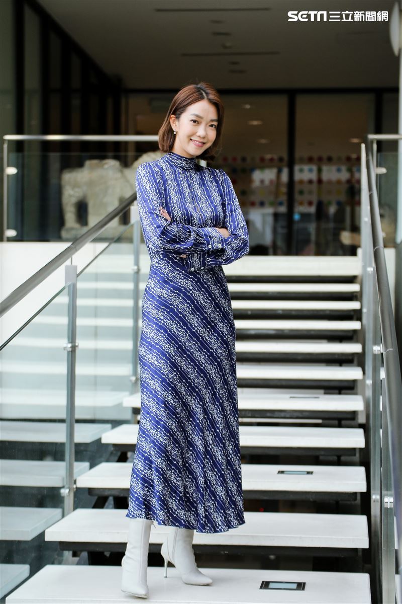 大霈三立新聞網金馬專訪。（記者楊澍/攝影）