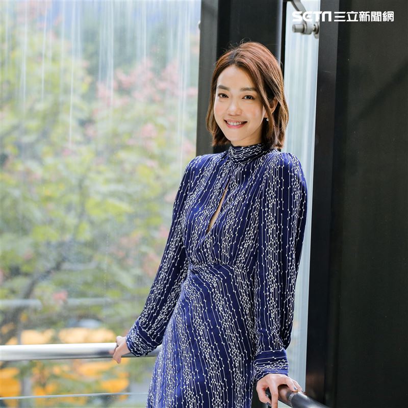 大霈三立新聞網金馬專訪。（記者楊澍/攝影）