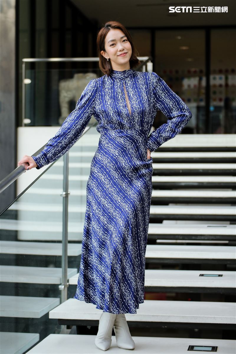 大霈三立新聞網金馬專訪。（記者楊澍/攝影）