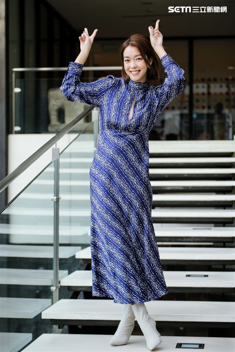 大霈三立新聞網金馬專訪。（記者楊澍/攝影）