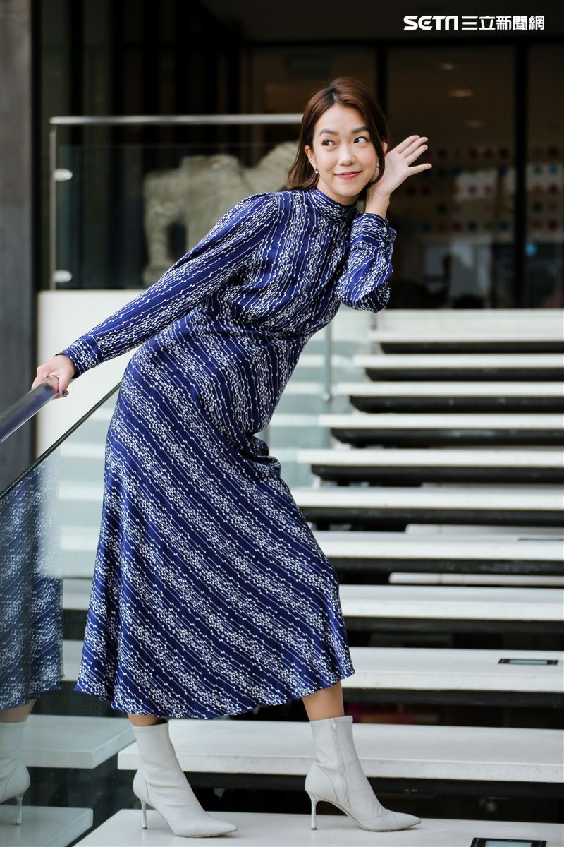 大霈三立新聞網金馬專訪。（記者楊澍/攝影）