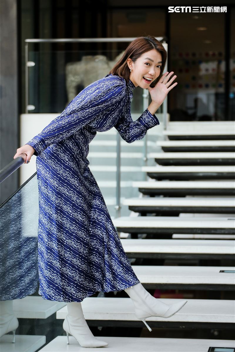 大霈三立新聞網金馬專訪。（記者楊澍/攝影）