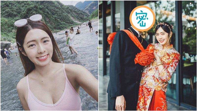 簡廷芮文定獻第一次　圈外尪正面曝光