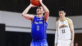 CBA天津榮鋼林庭謙。（圖／翻攝自天津榮鋼微博）