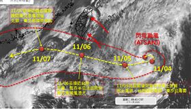 吳聖宇說，推估各國主觀路徑預報，閃電颱風還是會以穿越巴士海峽中線往西的機會大。（圖／翻攝臉書）