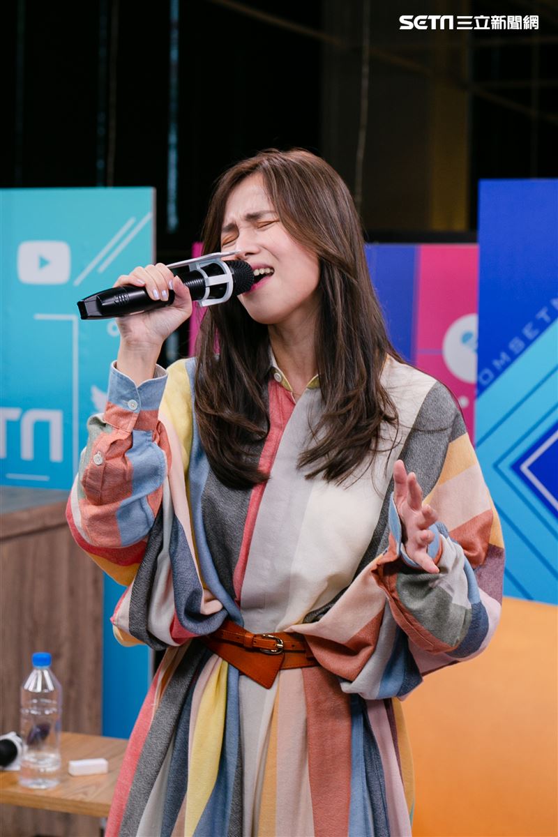  林芯儀安安大明星（專輯宣傳）。（記者楊澍/攝影）