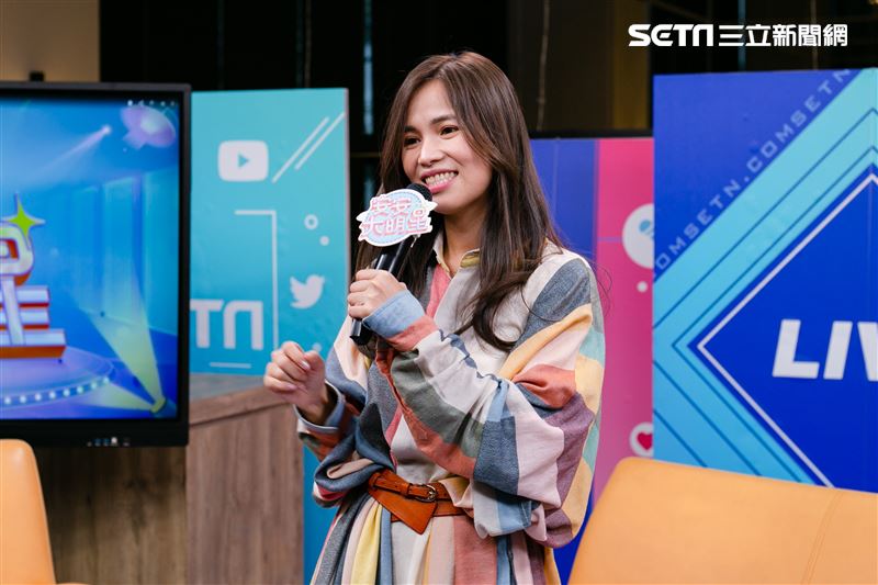  林芯儀安安大明星（專輯宣傳）。（記者楊澍/攝影）