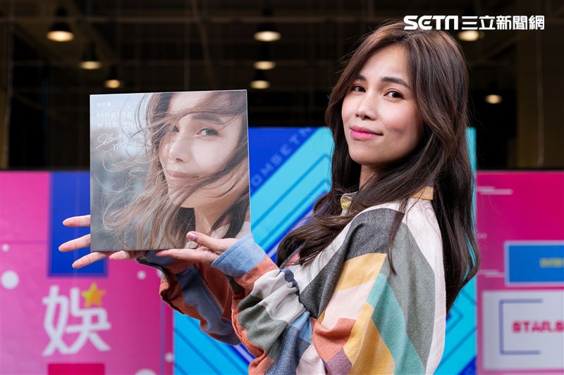  林芯儀安安大明星（專輯宣傳）。（記者楊澍/攝影）