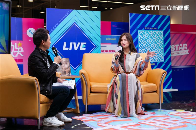  林芯儀安安大明星（專輯宣傳）。（記者楊澍/攝影）