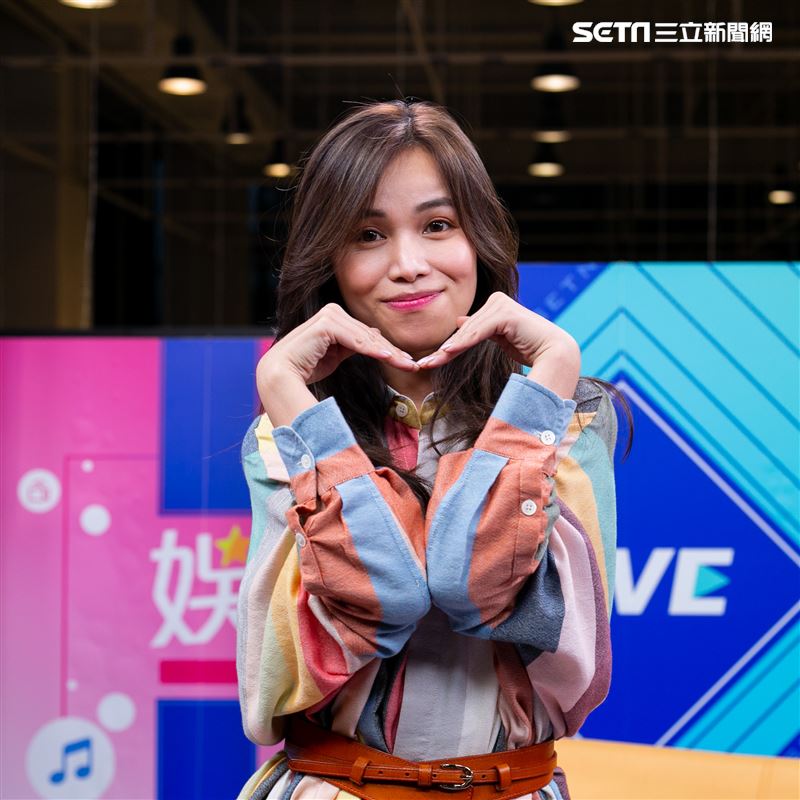  林芯儀安安大明星（專輯宣傳）。（記者楊澍/攝影）