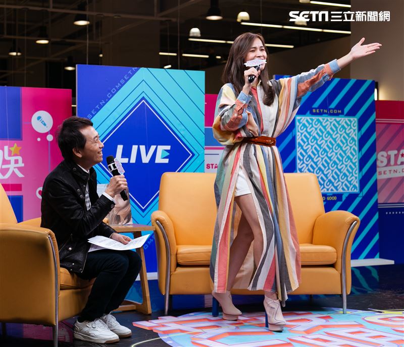  林芯儀安安大明星（專輯宣傳）。（記者楊澍/攝影）