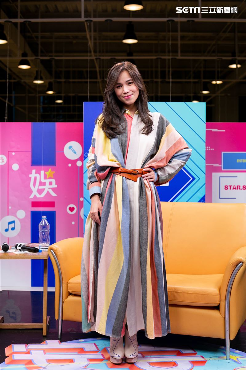  林芯儀安安大明星（專輯宣傳）。（記者楊澍/攝影）