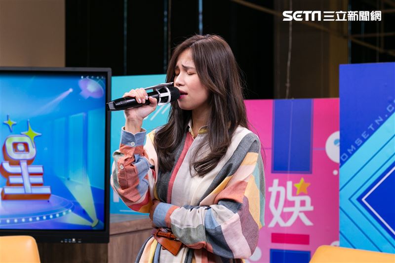 林芯儀安安大明星專輯宣傳。（記者楊澍/攝影）