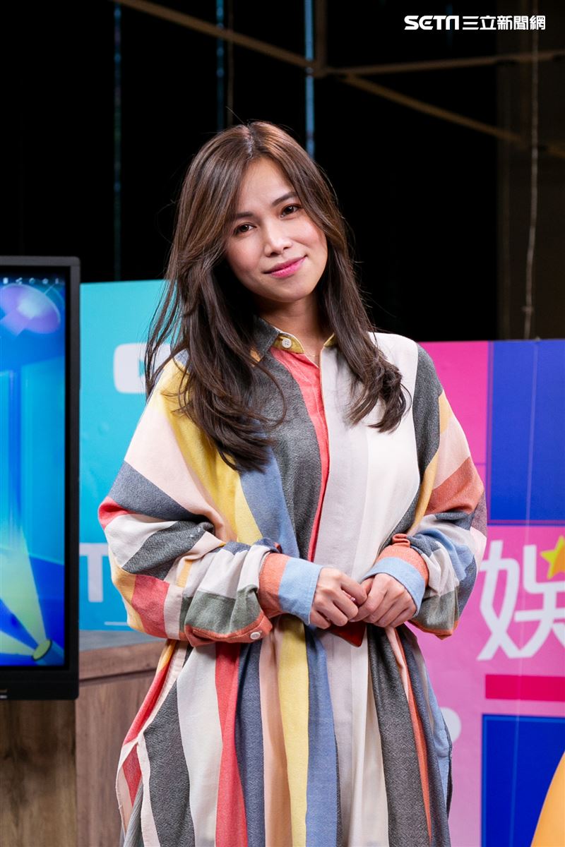 林芯儀安安大明星專輯宣傳。（記者楊澍/攝影）