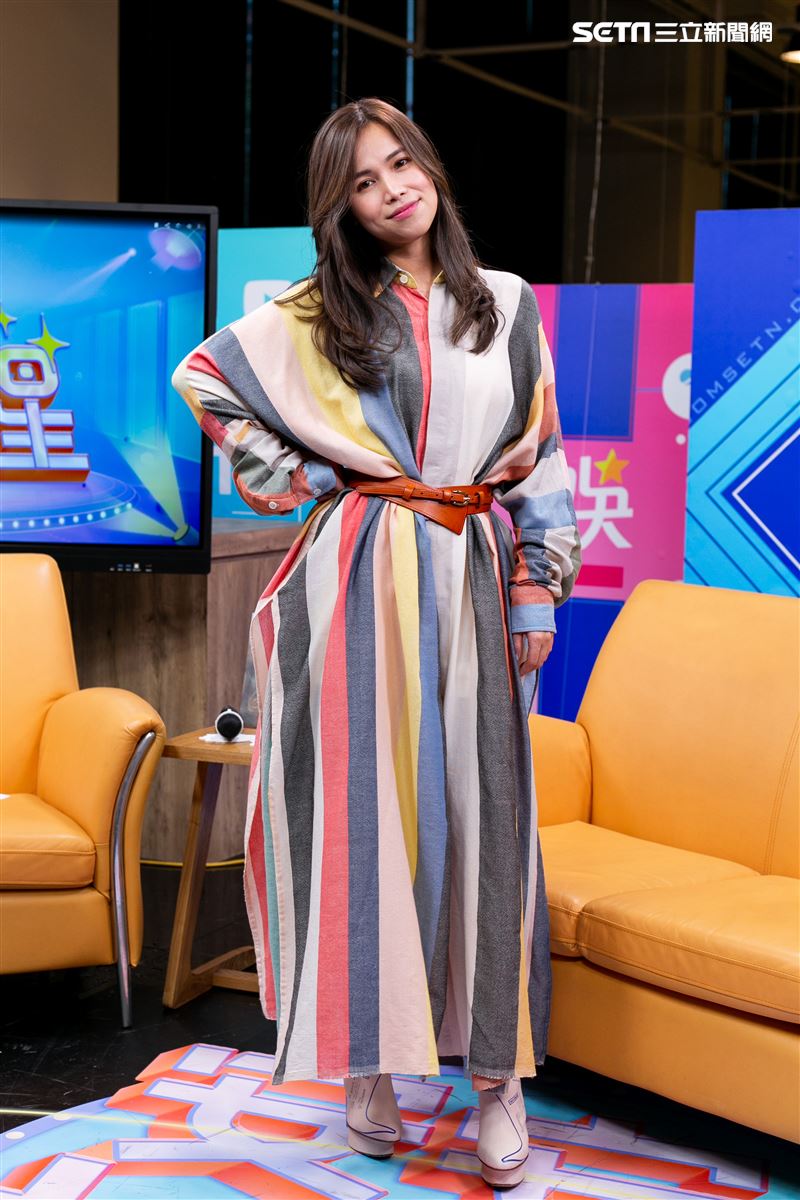 林芯儀安安大明星專輯宣傳。（記者楊澍/攝影）