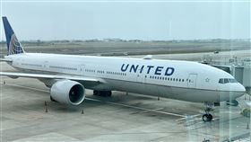 聯合航空首班台北飛往舊金山的復飛班機今天下午起飛。（圖／聯合航空提供）