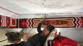 西螺福興宮動工整建　人間國寶洪平順留