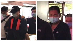 ▲澎恰恰被討債案，檢警逮捕涉嫌放高利貸、暴力討債的朱秀琮(右)、「楊醫師」楊振豐(左)。（圖／記者楊佩琪攝）