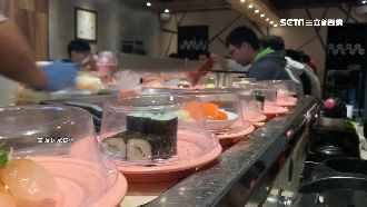 壽司大胃王！盤子疊超過身高就免費