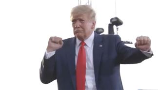 川普提前跳舞慶祝？中國網民笑翻瘋傳