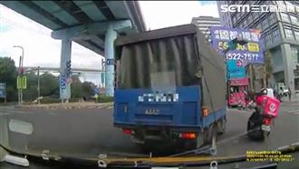 貨車「鬼切」跨3車道　擊落無辜熊貓