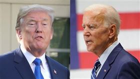 美國總統選舉開票還沒開完，民主黨總統候選人拜登（右）4日凌晨現身向支持者喊話「我們必勝」後，川普（左）隨即推文反擊，稱對方開始要「竊奪這場選舉」。（圖取自facebook.com/DonaldTrump、facebook.com/joebiden）