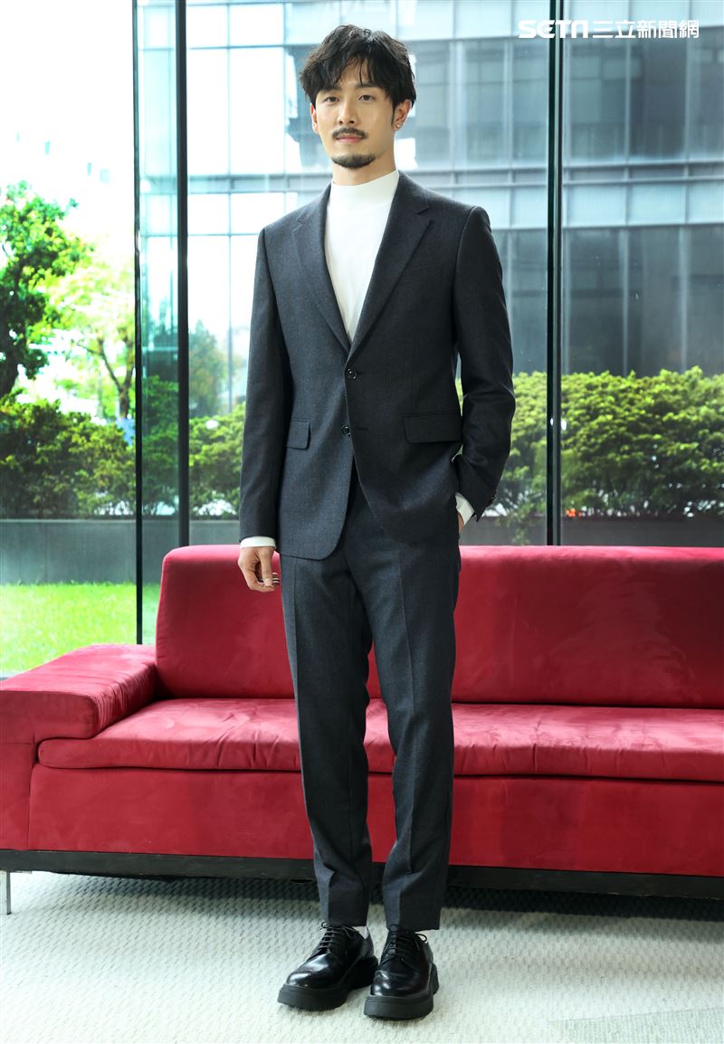 「廢財闖天關」演員管麟。（記者邱榮吉/攝影）