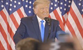 川普演說（圖／翻攝自川普推特）