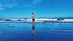 台東成功鎮都歷海灘　天空之鏡（圖／資料畫面／讀者提供）